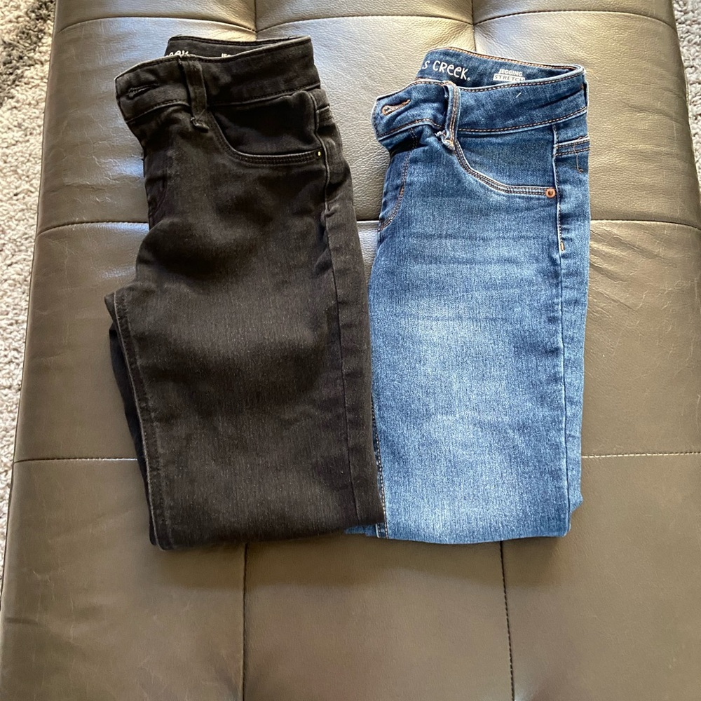 Falls creek jegging stretch jeans for girls size M (7/8)